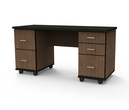 Jackson Desk with File and Regular Drawers, educational furniture, office furniture